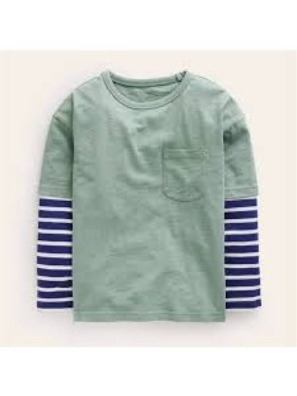 Mini Boden Boys Long Sleeve Mixed Print Tee, Size 11/12